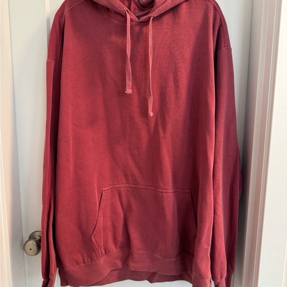 Comfort Colors Brick Red Hoodie